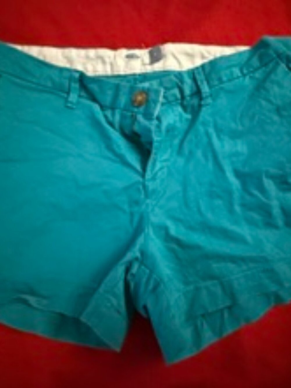 Women's Old Navy Teal Chino Shorts Size 4
